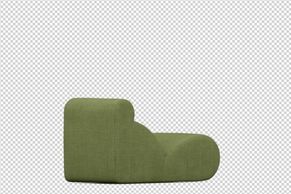Isometric Armchair 3D Render for Creative and Professional Use
