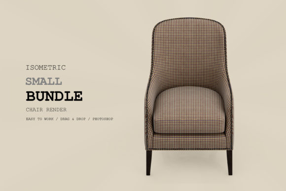 Isometric Armchair 3D Rendering Pack 11: A Must-Have for Modern Design and Marketing