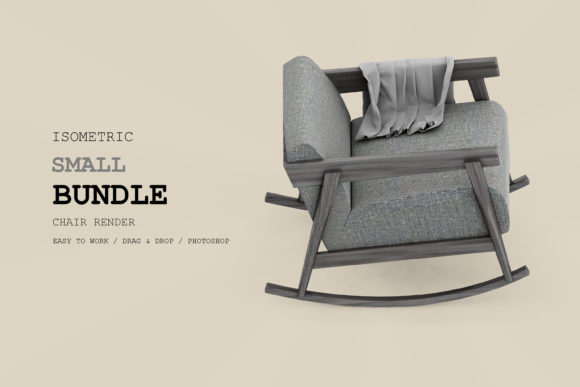 Isometric Armchair 3D Rendering Pack 33: A Versatile Tool for Designers and Creators