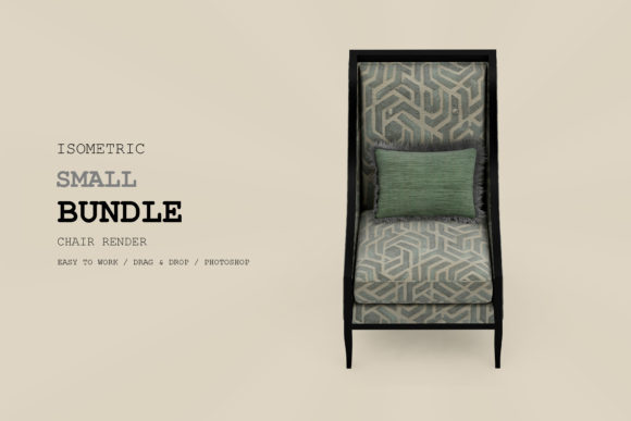 Isometric Armchair 3D Rendering Pack 58 – A Must-Have for Design Professionals and Creative Projects
