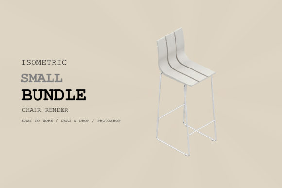 Isometric Chair 3D Render Pack 18 – A Versatile Asset for Design and Creative Projects