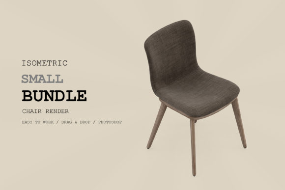 Isometric Chair 3D Render Pack 199