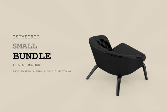 Isometric Chair 3D Render Pack 211