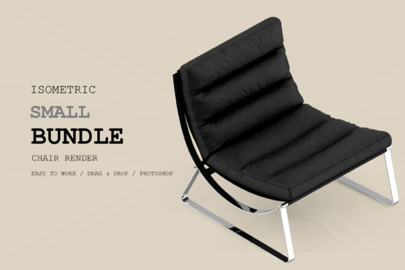 Isometric Chair 3D Render Pack 285