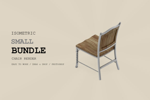 Isometric Chair 3D Render Pack 86