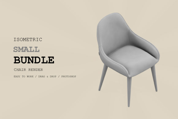 Unlocking Creative Potential with the Isometric Chair 3D Render Pack 242