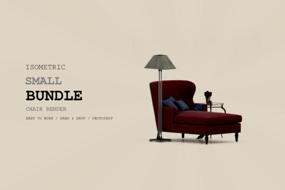 Unlocking Creativity with the Isometric Armchair 3D Rendering Pac 144